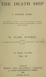 Cover of The Death Ship: A Strange Story,...