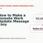 How to Make a Remote Work Update Message Easy to Understand