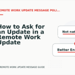 How to Ask for an Update in a Remote Work Update Message
