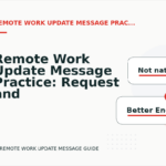 Remote Work Update Message Practice: Request and Reply Examples